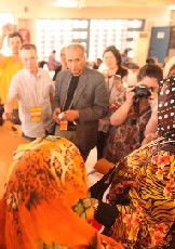 Asistentes al Foro Mundial Social en Dakar