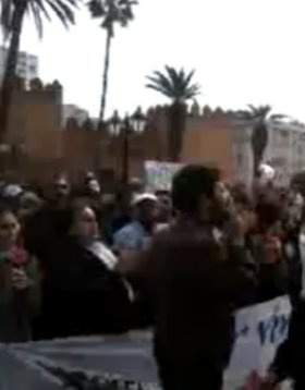 Las protestas de hoy en Rabat han sido pacíficas