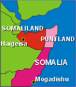 Somaliland, Puntland and Somalia