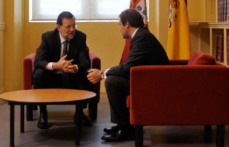 Mariano Rajoy y Pedro Passos Coelho