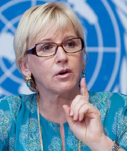 Margot Wallström, representante especial de Naciones Unidas sobre Violencia Sexual en los Conflictos