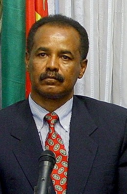 Eritrean President Isaias Afewerki during a recent visit in Iran