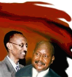 Presdidents Kagame (left) and Museveni friends again