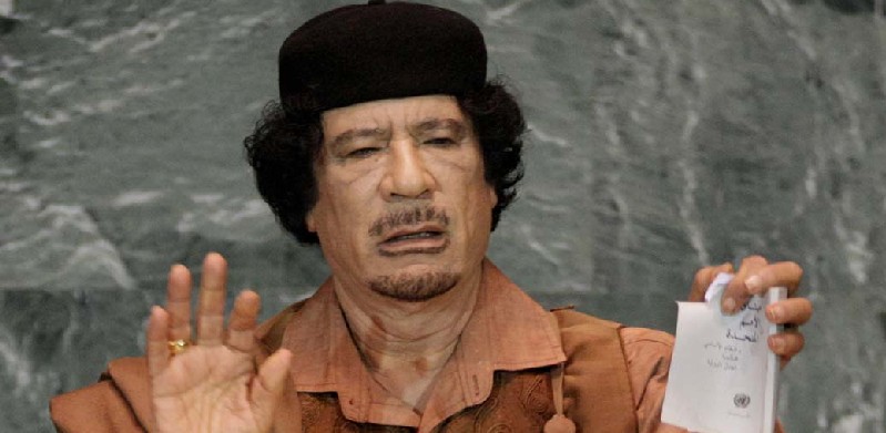 Muamar Gadafi, exlíder de Libia