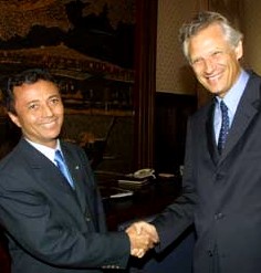 Ravalomanana and Villepin