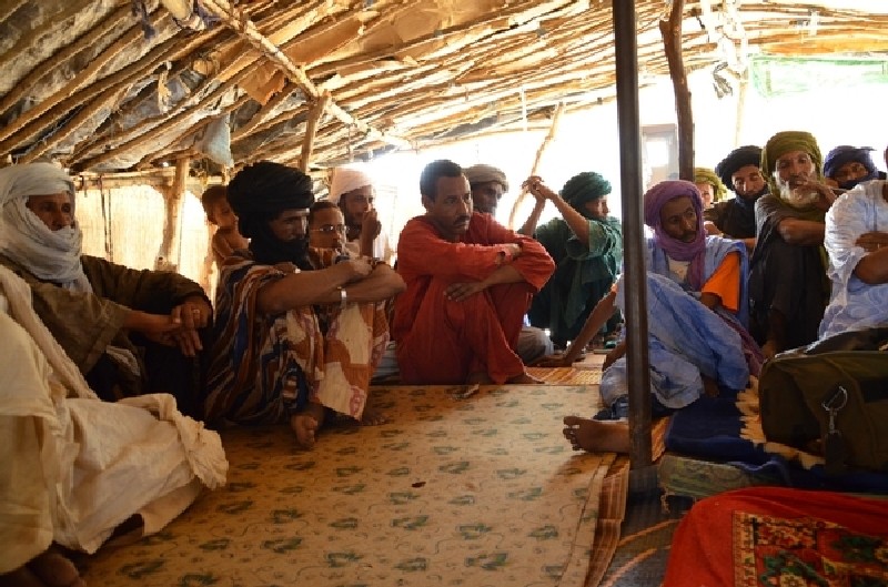 Refugiados malienses en la vecina Burkina Faso