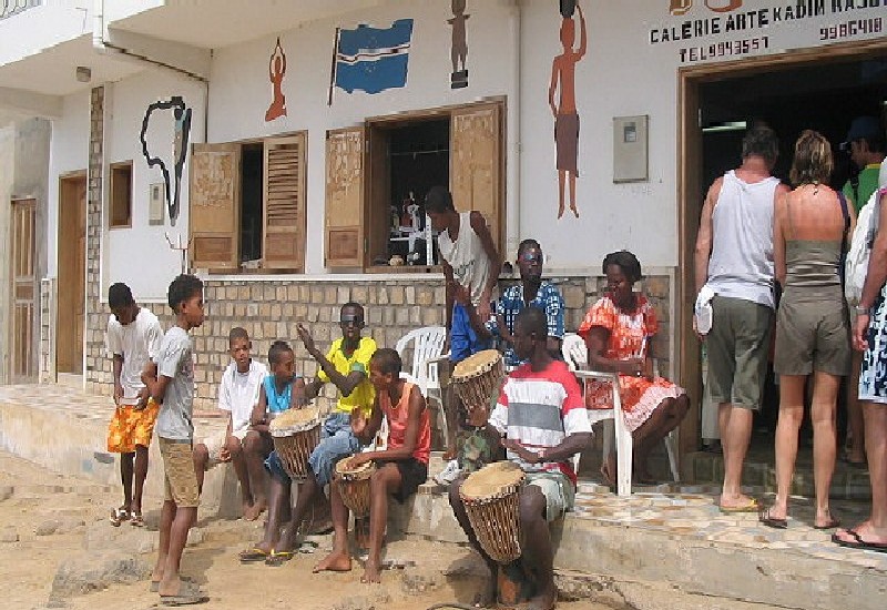 Música en las calles de Cabo Verde