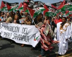 Manifestaci�n saharaui contra FMC
