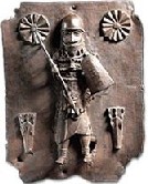 Benin brass plaque (Photo: Sotheby's)