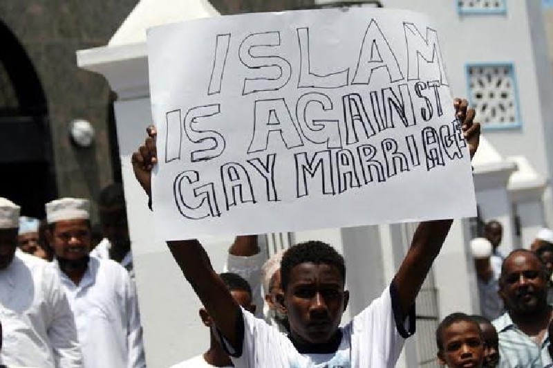 Manifestación en Mombasa, Kenia