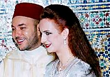King Mohammed VI and Princess Salma