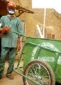 N'djamena sanitation worker. Photo: UNDP