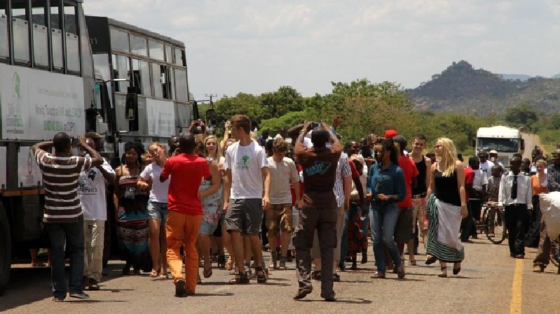 Jóvenes europeos en Sudáfrica